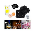 Bar Silicone 4 Ice Ball Mold Tray